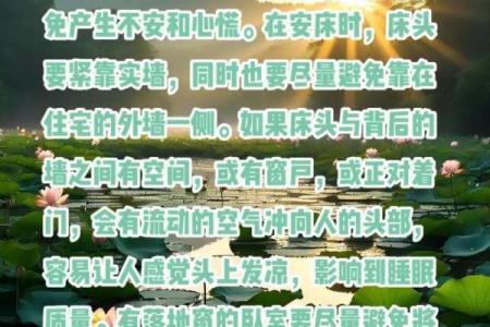 东西床的摆放风水，这么摆才吉利！