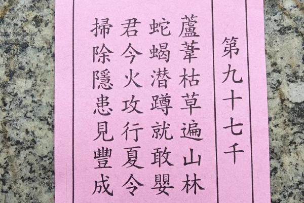 石竹山九仙君灵签54解签