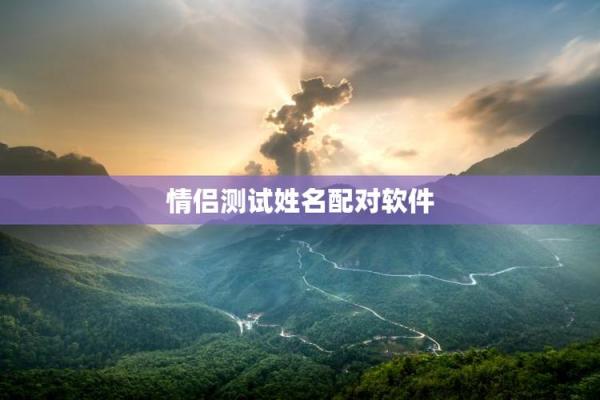 免费下载姓名配对软件 姓名配对下载安装？