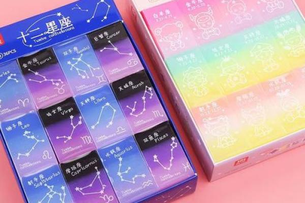 橡皮雕刻星座手工DIY，让你的文具小物变身艺术品