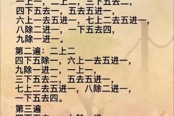一整套瞎子算命方法 逆大运者力弱