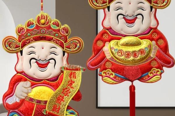 财神爷挂像家中怎么挂好  挂财神爷图有什么讲究