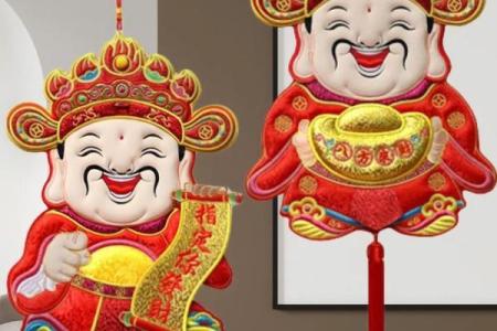 财神爷挂像家中怎么挂好  挂财神爷图有什么讲究