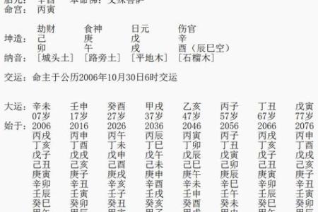 正印八字