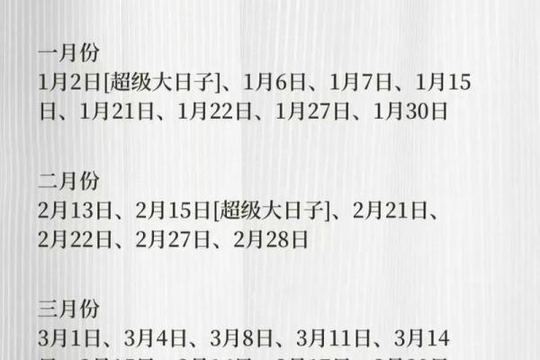 2024年属狗结婚吉日一览表