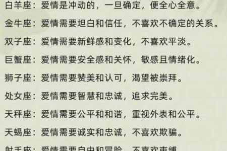 12星座男人心中爱情底线是什么
