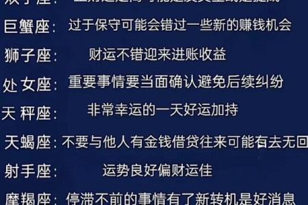 每日问十二星座今天的运势如何