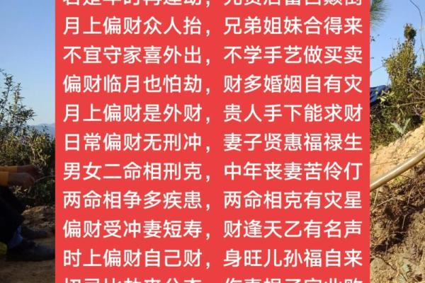 八字月支食神生偏财