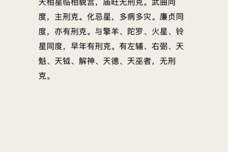 紫微斗数诸星落命宫之：天德星详解
