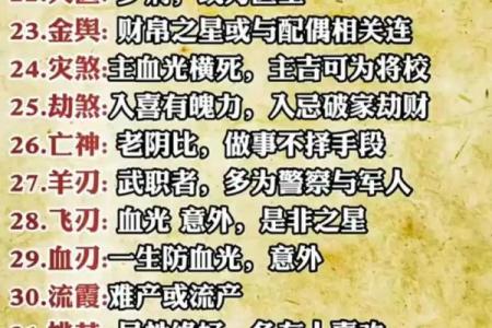 八字运程算命