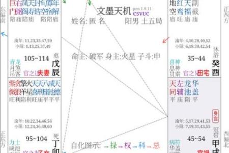 紫微斗数之主星喻人心性，事态强度次级表