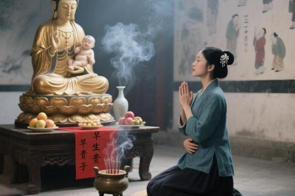 女人佛前求子，她却不知道，自己才是那观音送来的孩子