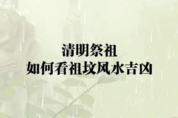 祖坟风水怎么看好坏