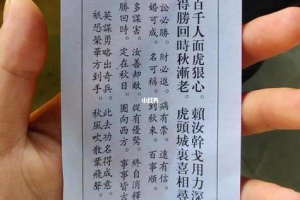 衢州东岳灵签11签