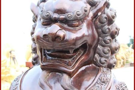 风水铜狮子如何分辨公母怎么区分