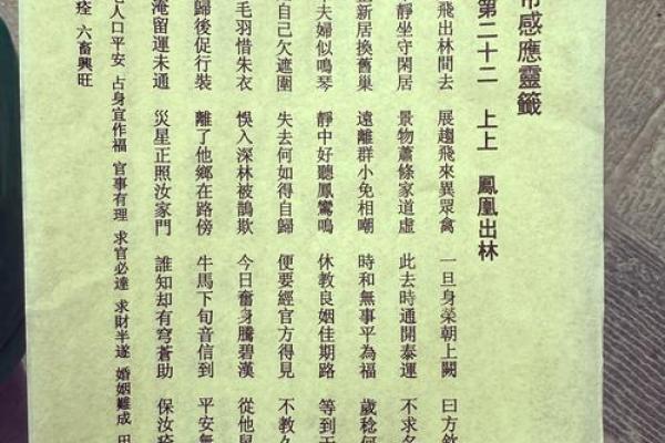 观音灵签第65签事业
