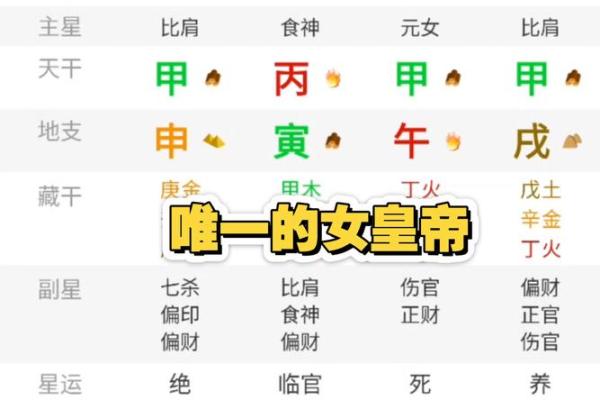 武则天的八字有几两