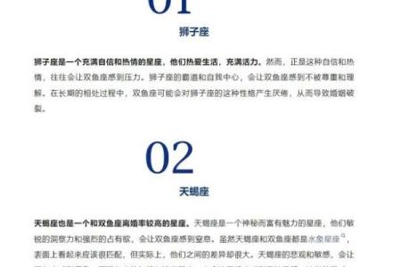 离婚率最高的几个星座