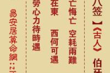 圣帝灵签第八签